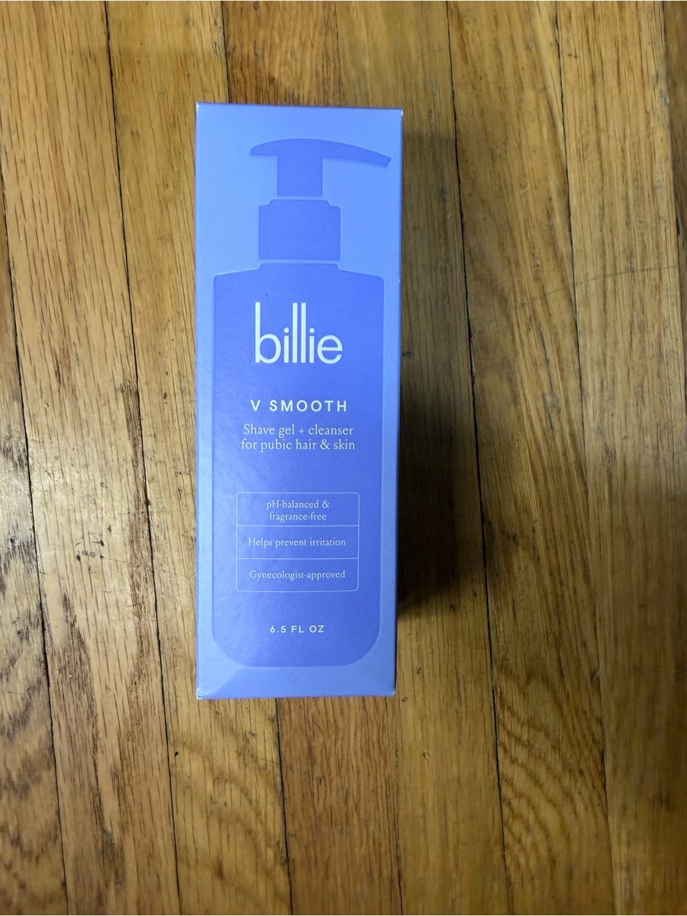 Billie 6.5 fl oz V Smooth shave gel new in box